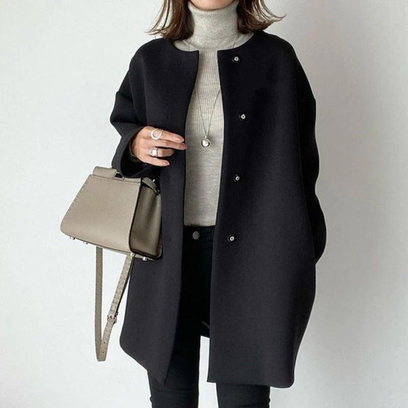 Amelia™ | Eleganta villane un mohair mētelis