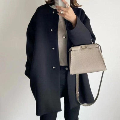 Amelia™ | Eleganta villane un mohair mētelis