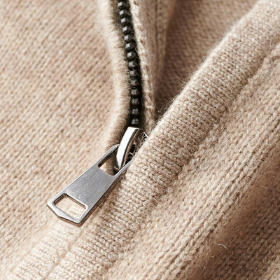 Erik™ – Luksusa vilnas džemperis ar rāvējslēdzēju komfortam un stilam