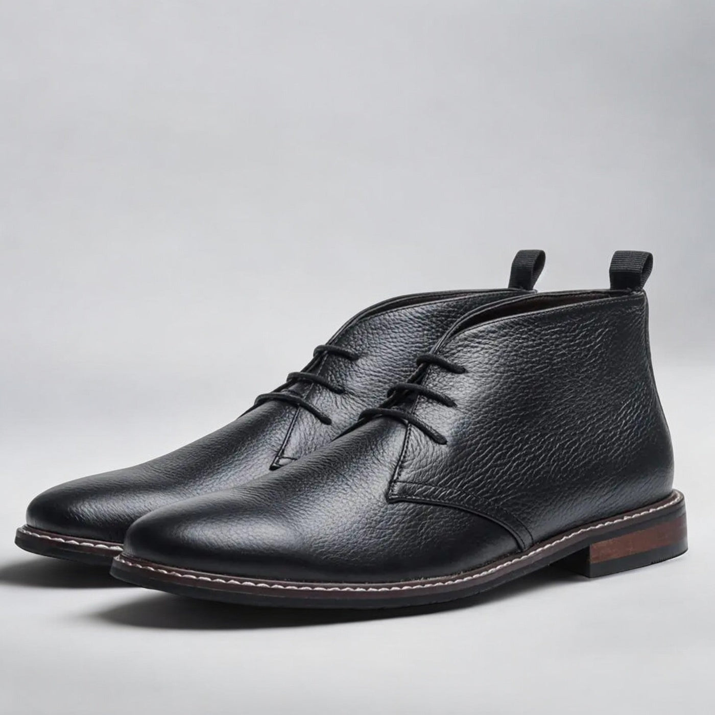 Herold™ | Eleganti ādas chukka zābaki ikdienas komfortam