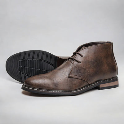 Herold™ | Eleganti ādas chukka zābaki ikdienas komfortam