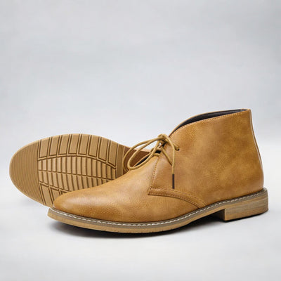 Herold™ | Eleganti ādas chukka zābaki ikdienas komfortam