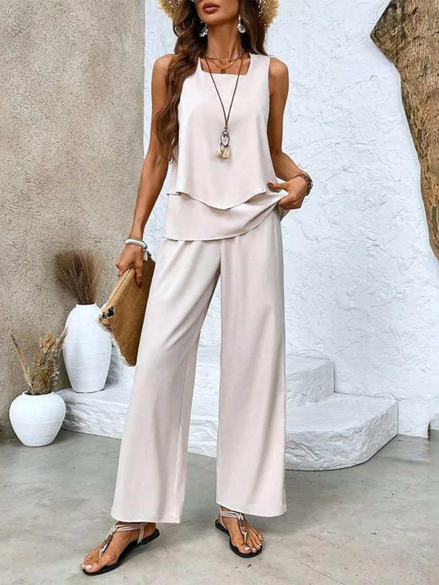 Nora™ - Elegants divdaļīgs vasaras komplekts stilam un komfortam