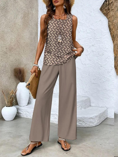 Nora™ - Elegants divdaļīgs vasaras komplekts stilam un komfortam