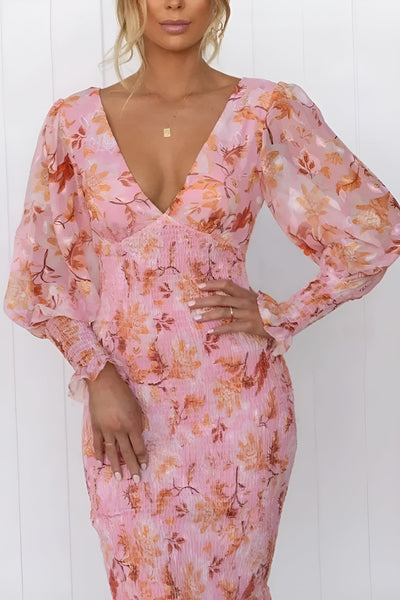 Ynne™ - Eleganta ziedu kleita