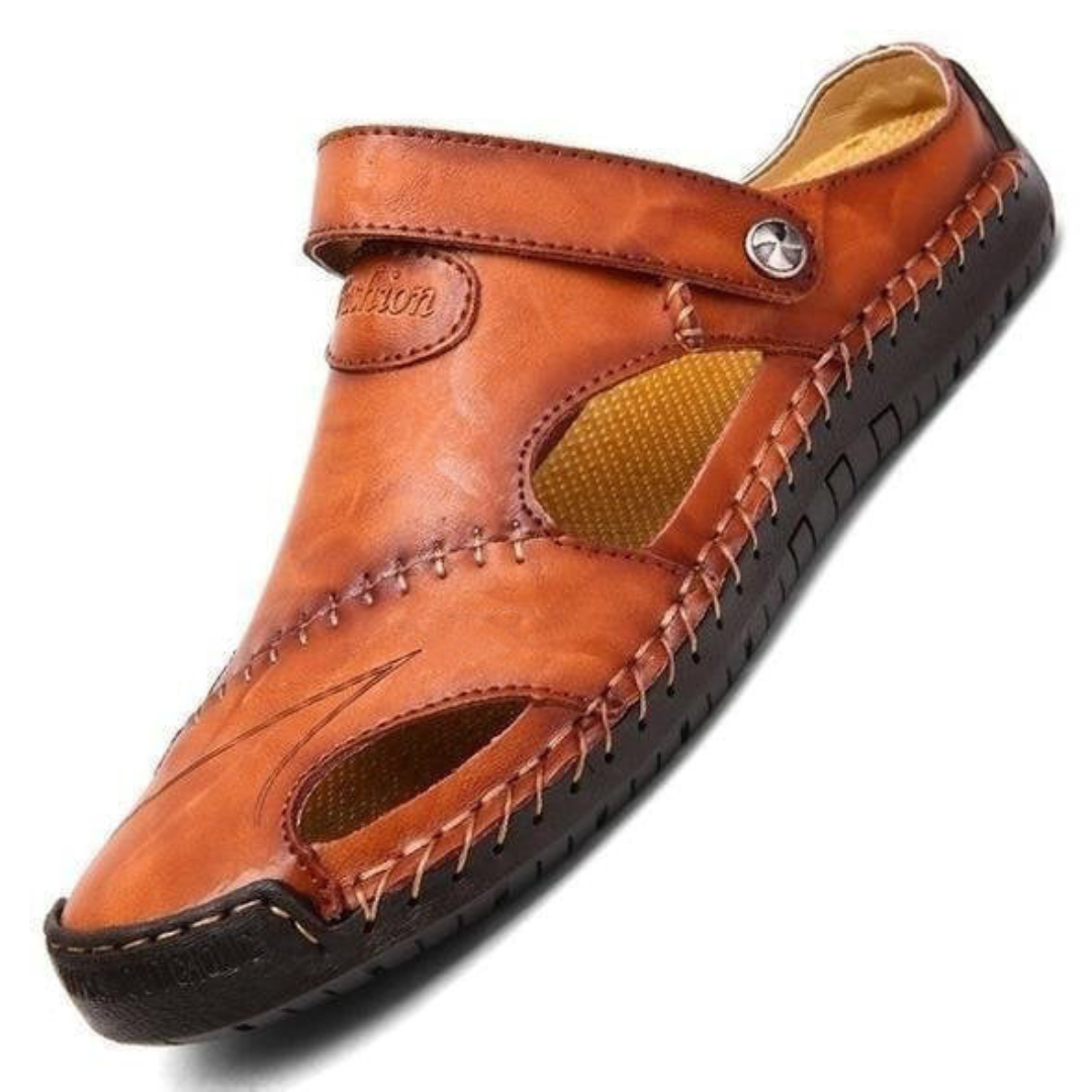 Chris™ | Eleganti ortopēdiskie ādas sandales komfortam un stilam