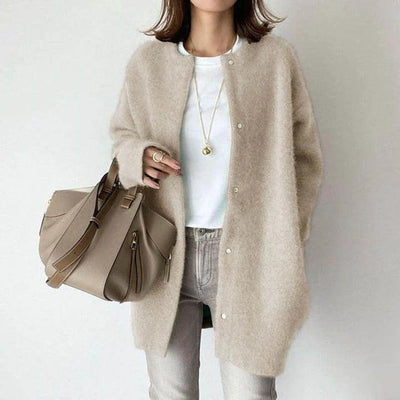 Amelia™ | Eleganta villane un mohair mētelis
