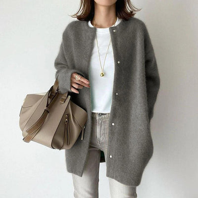 Amelia™ | Eleganta villane un mohair mētelis