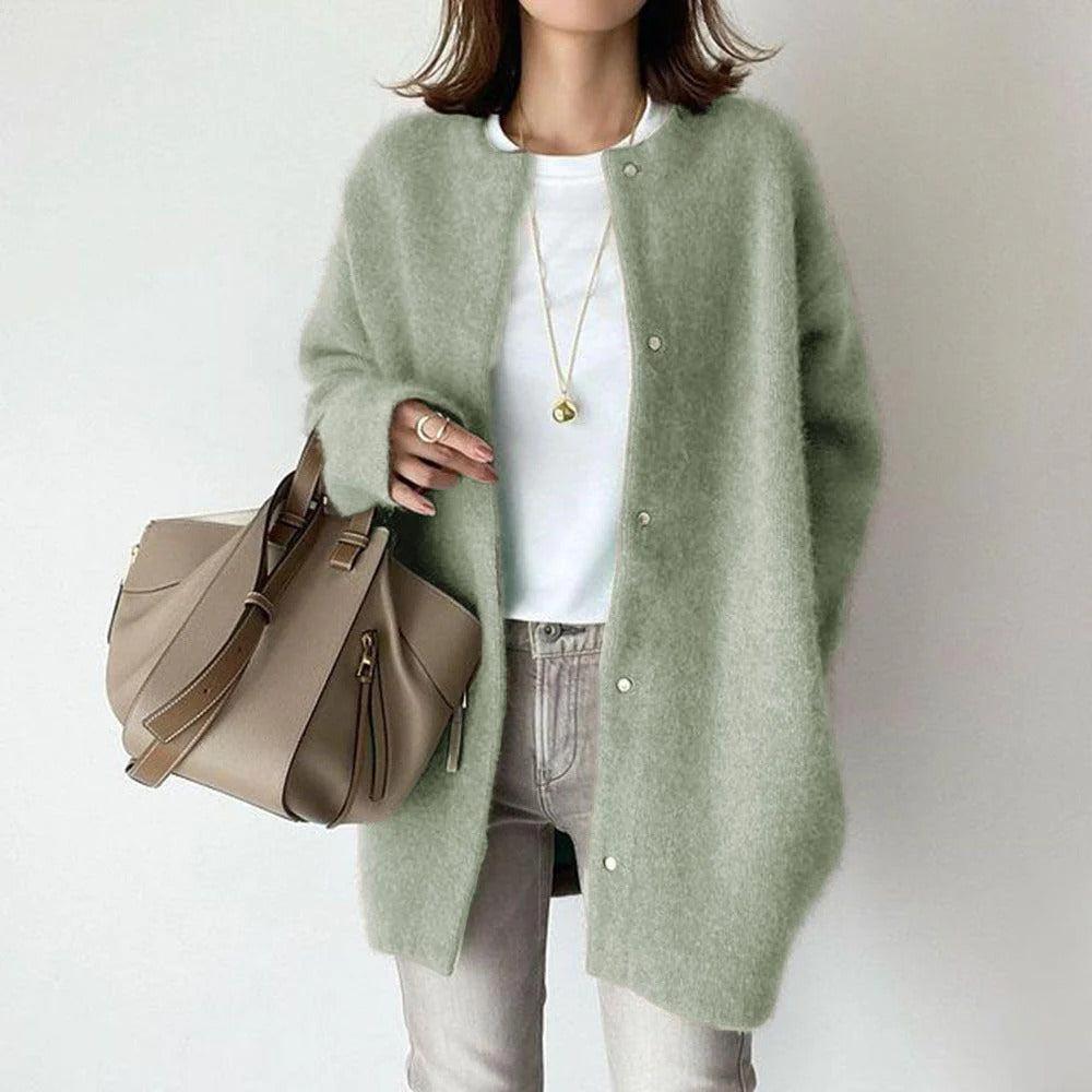 Amelia™ | Eleganta villane un mohair mētelis