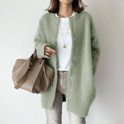 Amelia™ | Eleganta villane un mohair mētelis