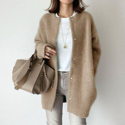 Amelia™ | Eleganta villane un mohair mētelis